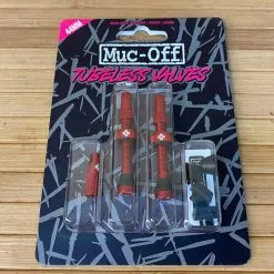 Muc-Off Muc Off Tubeless Valve Kit Ventile 44mm Rot