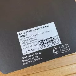 Voxom Dämpferpumpe / Gabelpumpe 300PSI -Neatflow Verkäufe 5413327 large