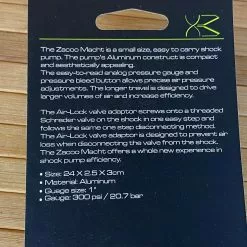 Birzman Zacoo Macht Shock Pump 300PSI 1" Gauge Dämpferpumpe -Neatflow Verkäufe 5488496 large