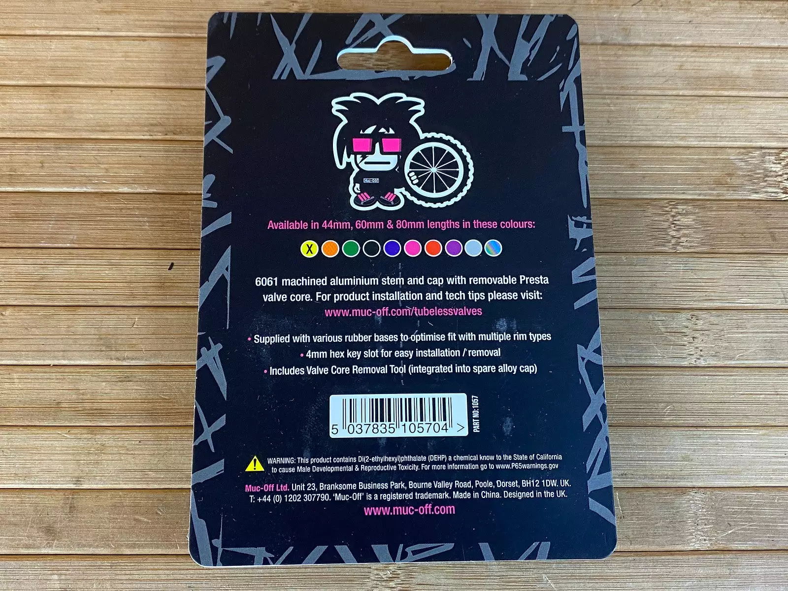 Muc-Off Muc Off Tubeless Valve Kit Ventile 44mm Gold 4 Muc-Off Muc Off Tubeless Valve Kit Ventile 44mm Gold – Bild 2