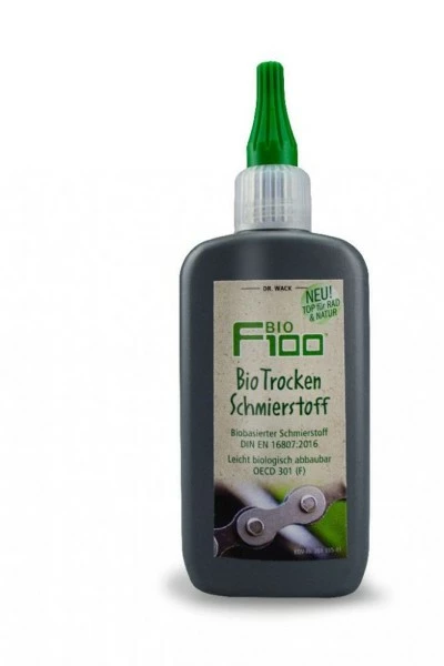 Dr. Wack F100 Premium BIO Fahrradpflege, Schmier-/Pflegemittel, BIO Trocken Schmierstoff, 100ml, Biobasierter 3 Dr. Wack F100 Premium BIO Fahrradpflege, Schmier-/Pflegemittel, BIO Trocken Schmierstoff, 100ml, Biobasierter