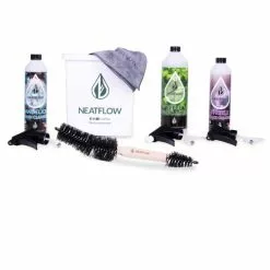NEATFLOW Starter Kit 2.0, Mikrofasertuch & Bürste