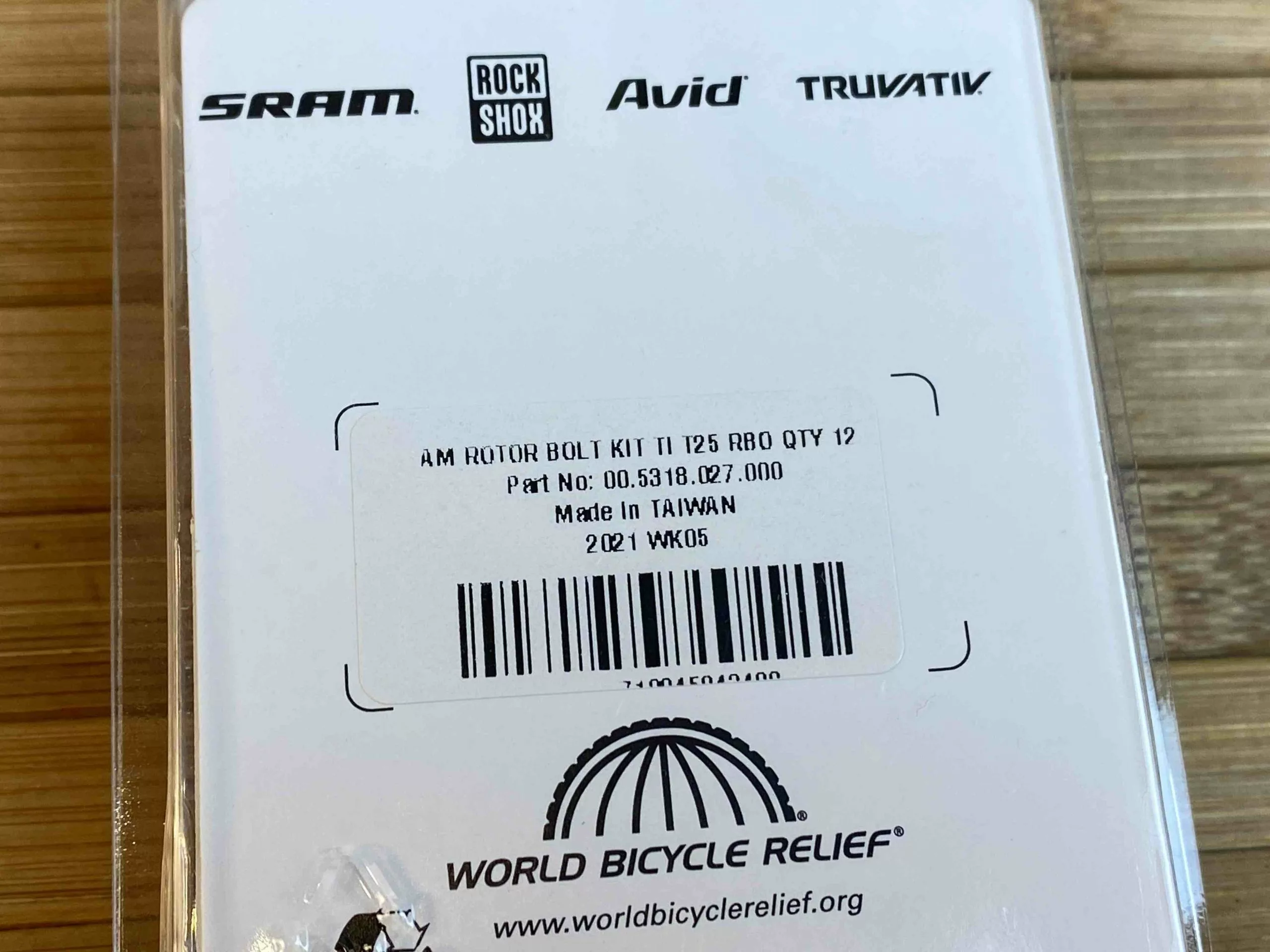 SRAM Schrauben Bremsscheibe Rainbow TITAN 12 Stk. 5 SRAM Schrauben Bremsscheibe Rainbow TITAN 12 Stk. – Bild 3