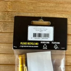 Burgtec FOX Boost Achse / Axle 2021+ Bullion Gold -Neatflow Verkäufe IMG 0441