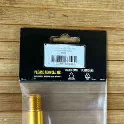 Burgtec FOX Boost Achse / Axle PRE 2021 Bullion Gold -Neatflow Verkäufe IMG 0444