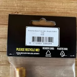 Burgtec Rock Shox Boost Achse / Axle Bullion Gold -Neatflow Verkäufe IMG 0450 1e66ff4a 2545 4888 a3c8 f3b91507c355