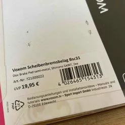 Voxom Saint / Zee Bremsbeläge Semi-Metal -Neatflow Verkäufe IMG 1164 scaled