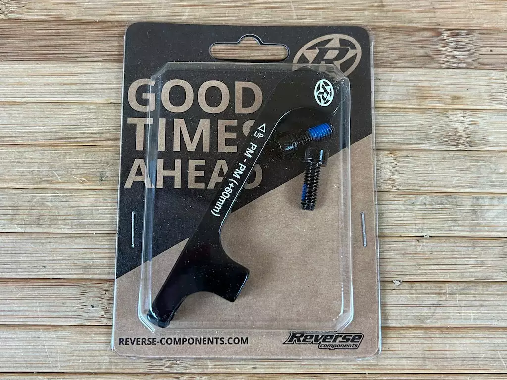 REVERSE Bremsscheibenadapter PM-PM (+60mm) (Schwarz) 3 REVERSE Bremsscheibenadapter PM-PM (+60mm) (Schwarz)