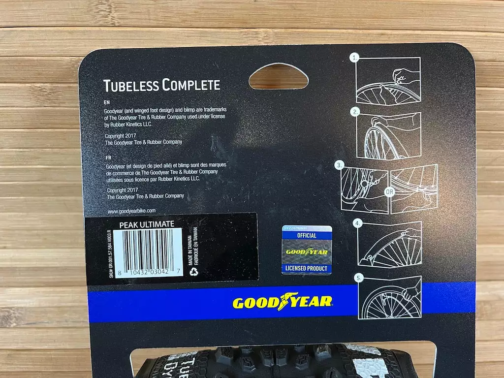 Goodyear Peak Tubeless Complete Ultimate 27,5 X 2,25" XC Reifen 7 Goodyear Peak Tubeless Complete Ultimate 27,5 X 2,25" XC Reifen – Bild 5
