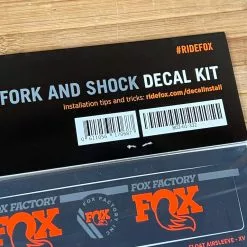 Fox Decal Kit Orange Heritage 2019 Fork And Shock -Neatflow Verkäufe IMG 1596