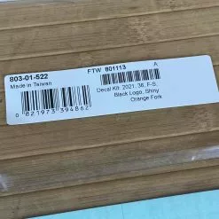 Fox Decal Kit 36 2021 F-S Black Logo / Shiny Orange -Neatflow Verkäufe IMG 2378 scaled