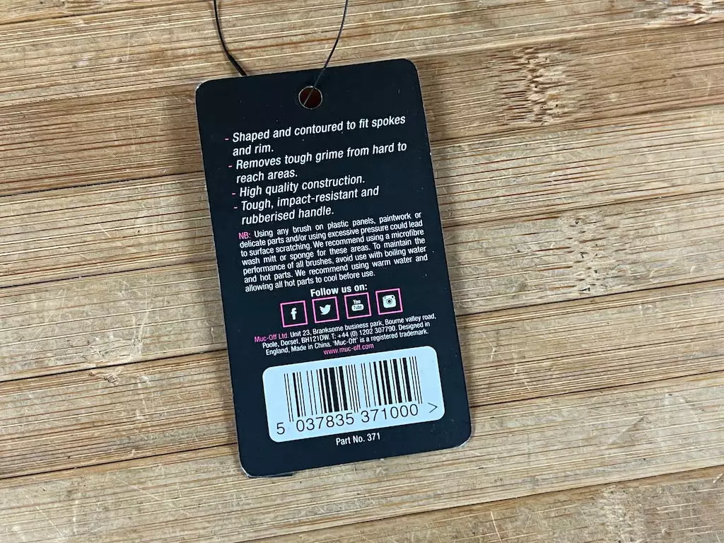 Muc-Off Muc Off Wheel & Component Brush Bürste 5 Muc-Off Muc Off Wheel & Component Brush Bürste – Bild 3