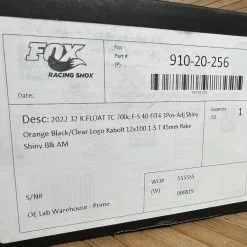 FOX 32 TC 2022 Kashima 40mm Gravel Federgabel Shiny Orange -Neatflow Verkäufe IMG 4307