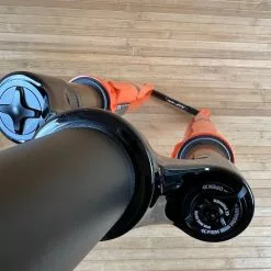 FOX 32 TC 2022 Kashima 40mm Gravel Federgabel Shiny Orange -Neatflow Verkäufe IMG 4311