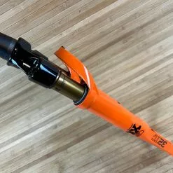 FOX 32 TC 2022 Kashima 40mm Gravel Federgabel Shiny Orange -Neatflow Verkäufe IMG 4315