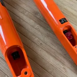 FOX 32 TC 2022 Kashima 40mm Gravel Federgabel Shiny Orange -Neatflow Verkäufe IMG 4319