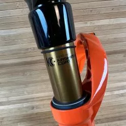 FOX 32 TC 2022 Kashima 40mm Gravel Federgabel Shiny Orange -Neatflow Verkäufe IMG 4323