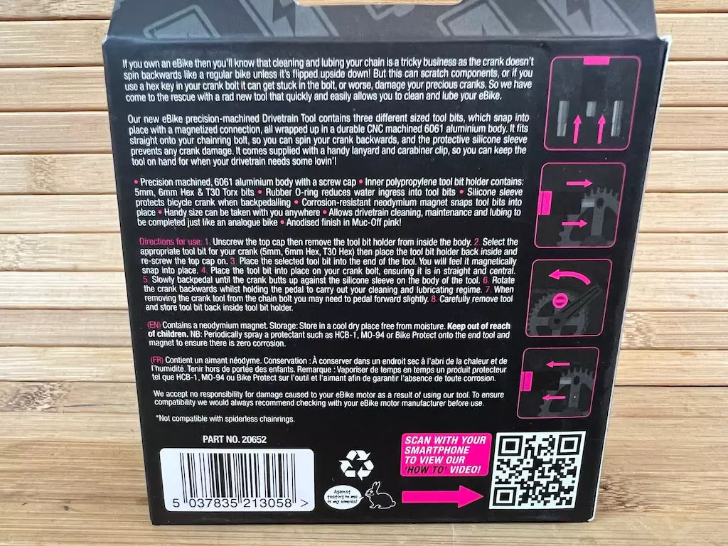 Muc-Off Muc Off E-Bike Drivetrain Tool / Werkzeug Antrieb 8 Muc-Off Muc Off E-Bike Drivetrain Tool / Werkzeug Antrieb – Bild 6