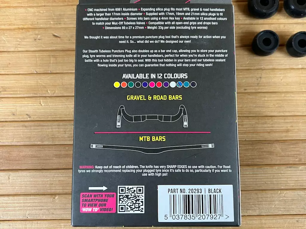 Muc-Off Stealth Tubeless Puncture Plug Set Schwarz 11 Muc-Off Stealth Tubeless Puncture Plug Set Schwarz – Bild 9