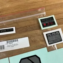 Fox Decal Kit 38 2021 F-S Orange Logo / Shiny Black -Neatflow Verkäufe IMG 5593