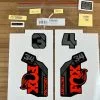 Fox Decal Kit 34 SC 2021 F-S Orange/Black Logo / Shiny Black -Neatflow Verkäufe IMG 5594