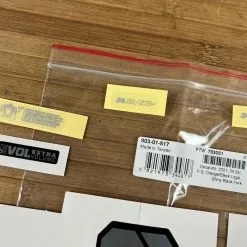 Fox Decal Kit 34 SC 2021 F-S Orange/Black Logo / Shiny Black -Neatflow Verkäufe IMG 5596