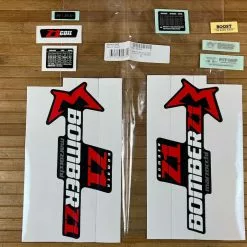 Marzocchi Z1 Air / Coil Decal Kit Dekorbogen Matte Black