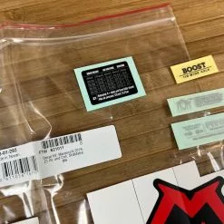 Marzocchi Z1 Air / Coil Decal Kit Dekorbogen Matte Black -Neatflow Verkäufe IMG 5601