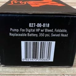 Fox Dämpferpumpe / Gabelpumpe 350PSI Schwarz Digital -Neatflow Verkäufe IMG 5795