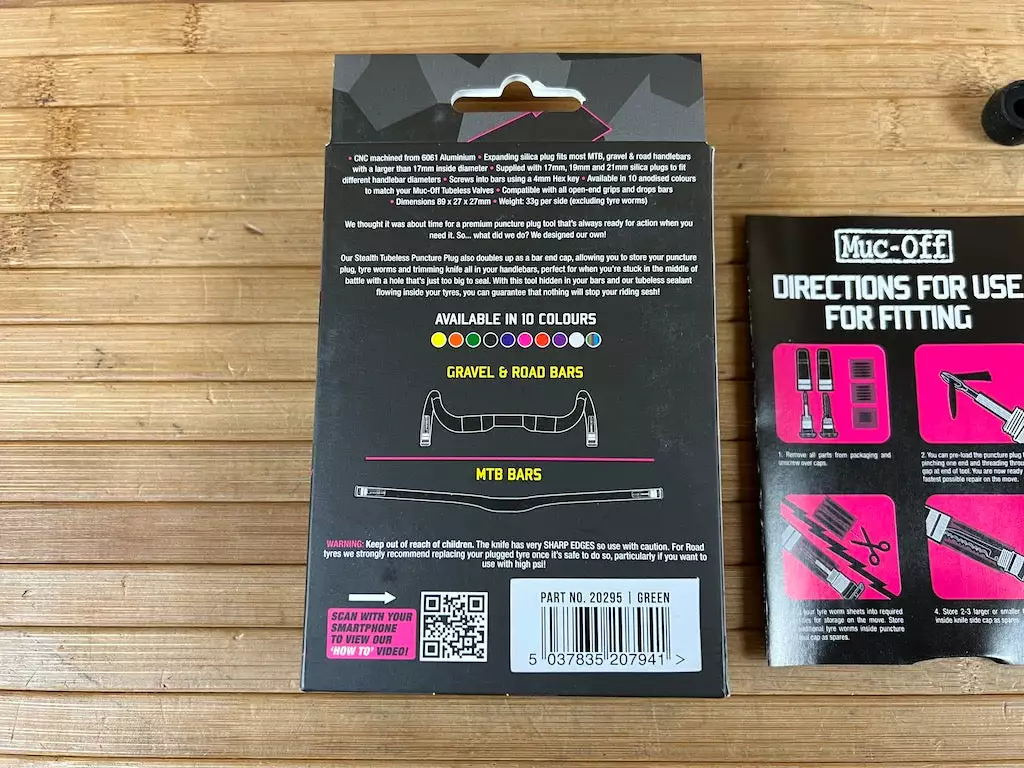 Muc-Off Stealth Tubeless Puncture Plug Set Green 8 Muc-Off Stealth Tubeless Puncture Plug Set Green – Bild 6