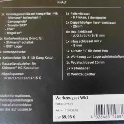Voxom Fahrrad Werkzeugkoffer WK1 22-teilig -Neatflow Verkäufe IMG 6293 scaled