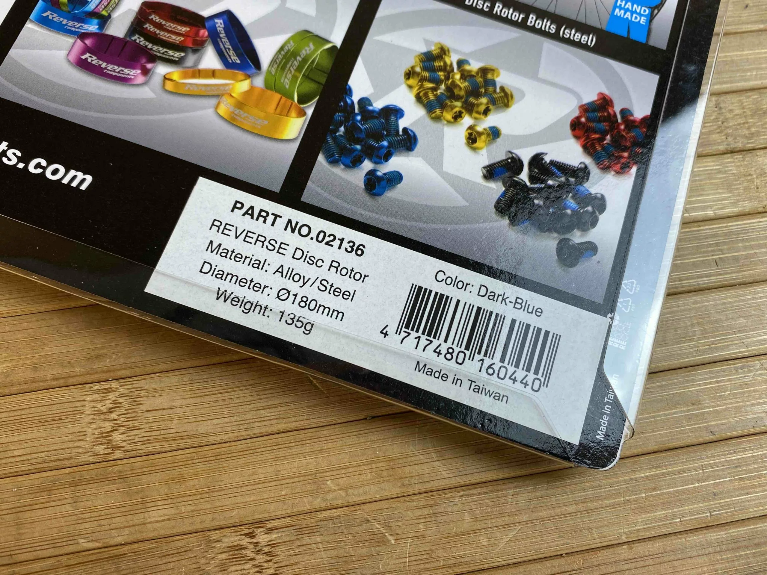 Reverse Bremsscheibe 180mm Blau 4 Reverse Bremsscheibe 180mm Blau – Bild 2