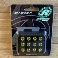 Reverse Bremsscheiben-Schraubenset - 12 Stk. M5x10mm Gold