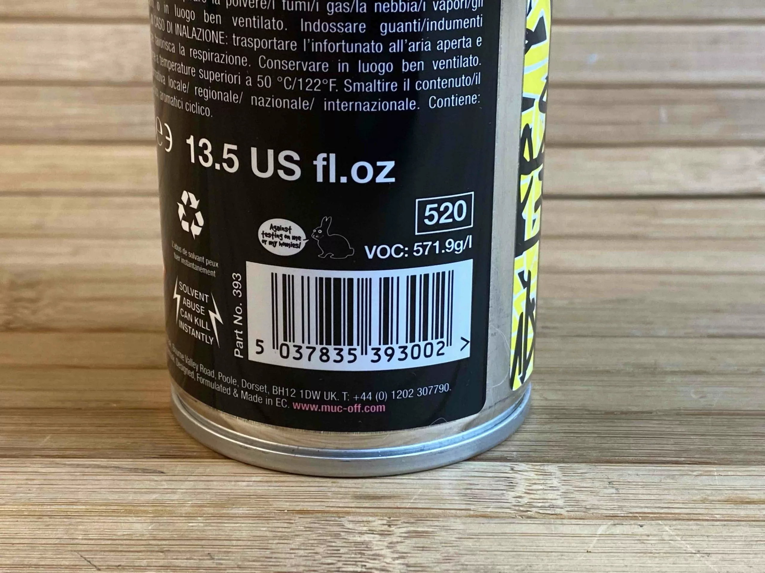 Muc-Off Muc Off Dry Wax Chain Lube 400ml Kettenspray 6 Muc-Off Muc Off Dry Wax Chain Lube 400ml Kettenspray – Bild 4