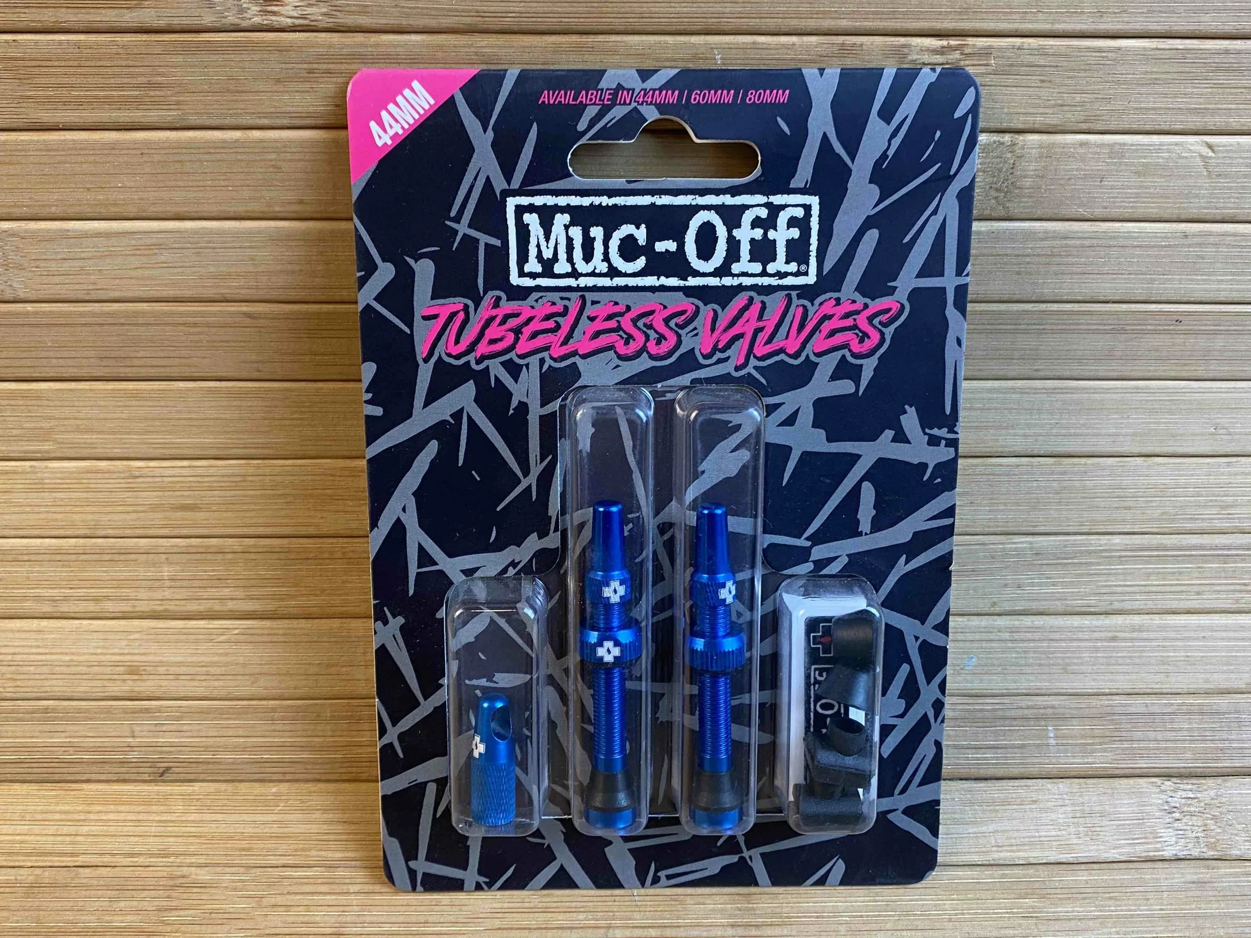 Muc-Off Muc Off Tubeless Valve Kit Ventile 44mm Blau 3 Muc-Off Muc Off Tubeless Valve Kit Ventile 44mm Blau
