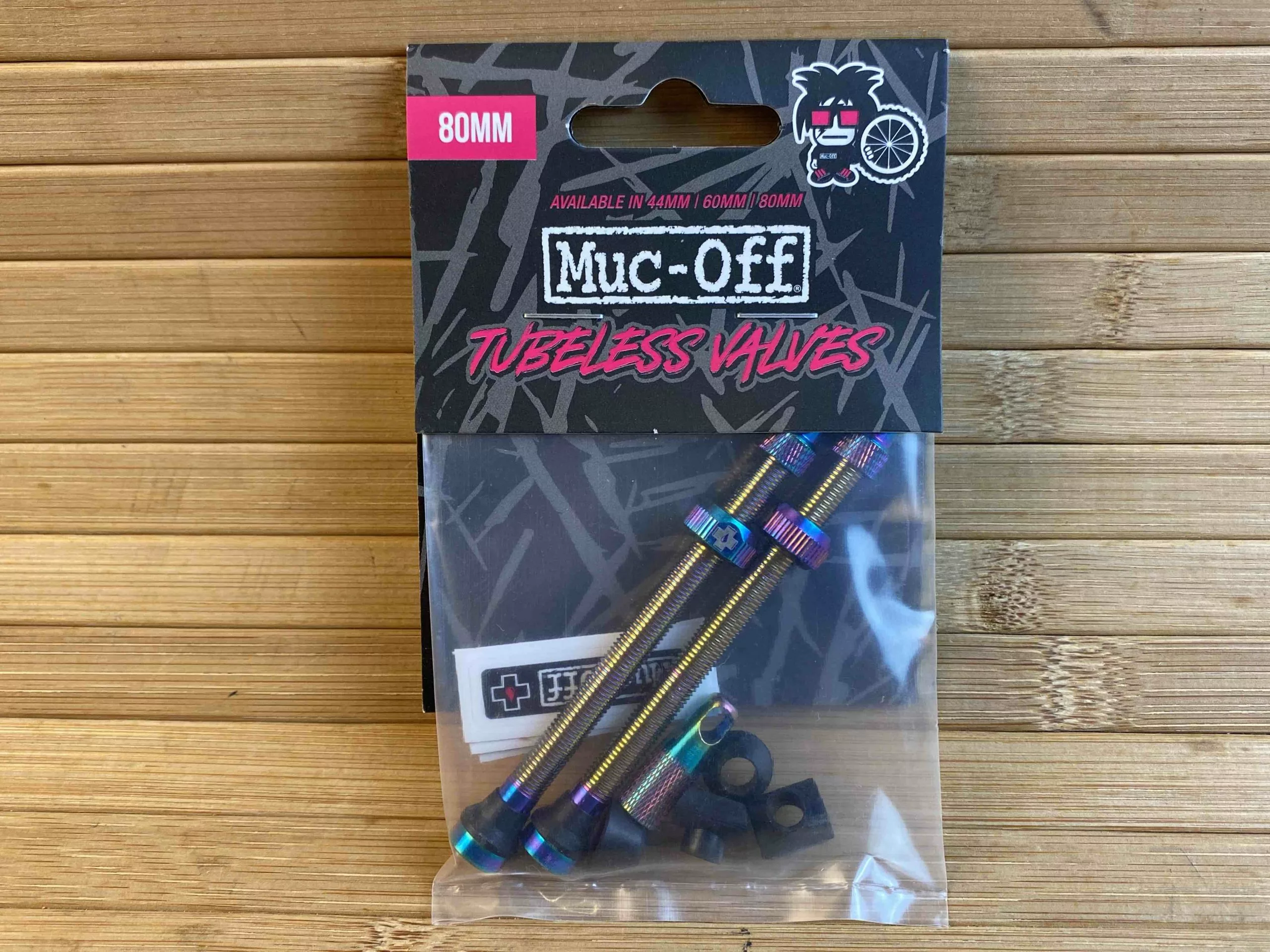 Muc-Off Muc Off Tubeless Valve Kit Ventile 80mm Iridescent 3 Muc-Off Muc Off Tubeless Valve Kit Ventile 80mm Iridescent