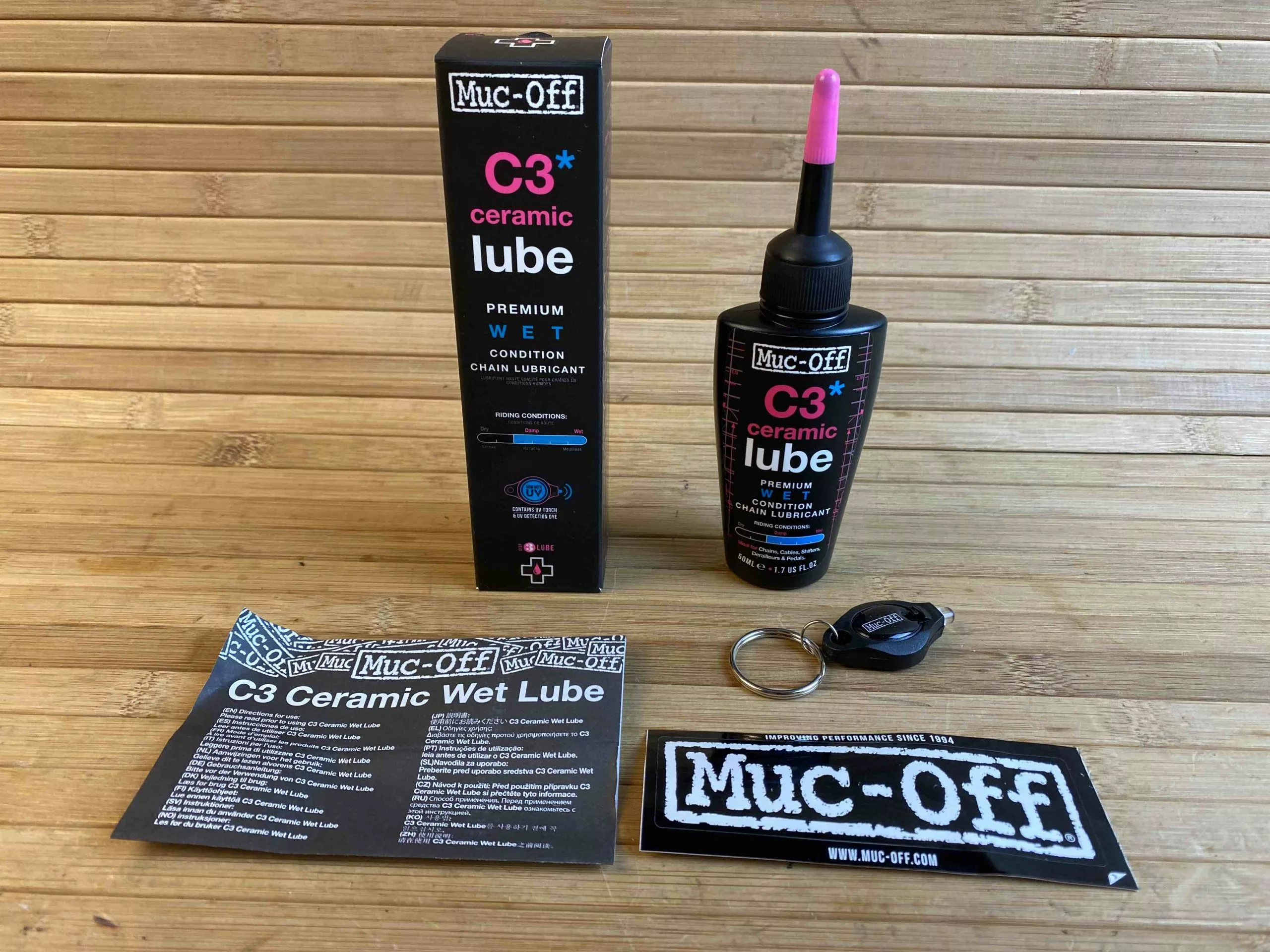 Muc-Off Muc Off C3 Wet Ceramic Lube Kettenöl 50ml 3 Muc-Off Muc Off C3 Wet Ceramic Lube Kettenöl 50ml