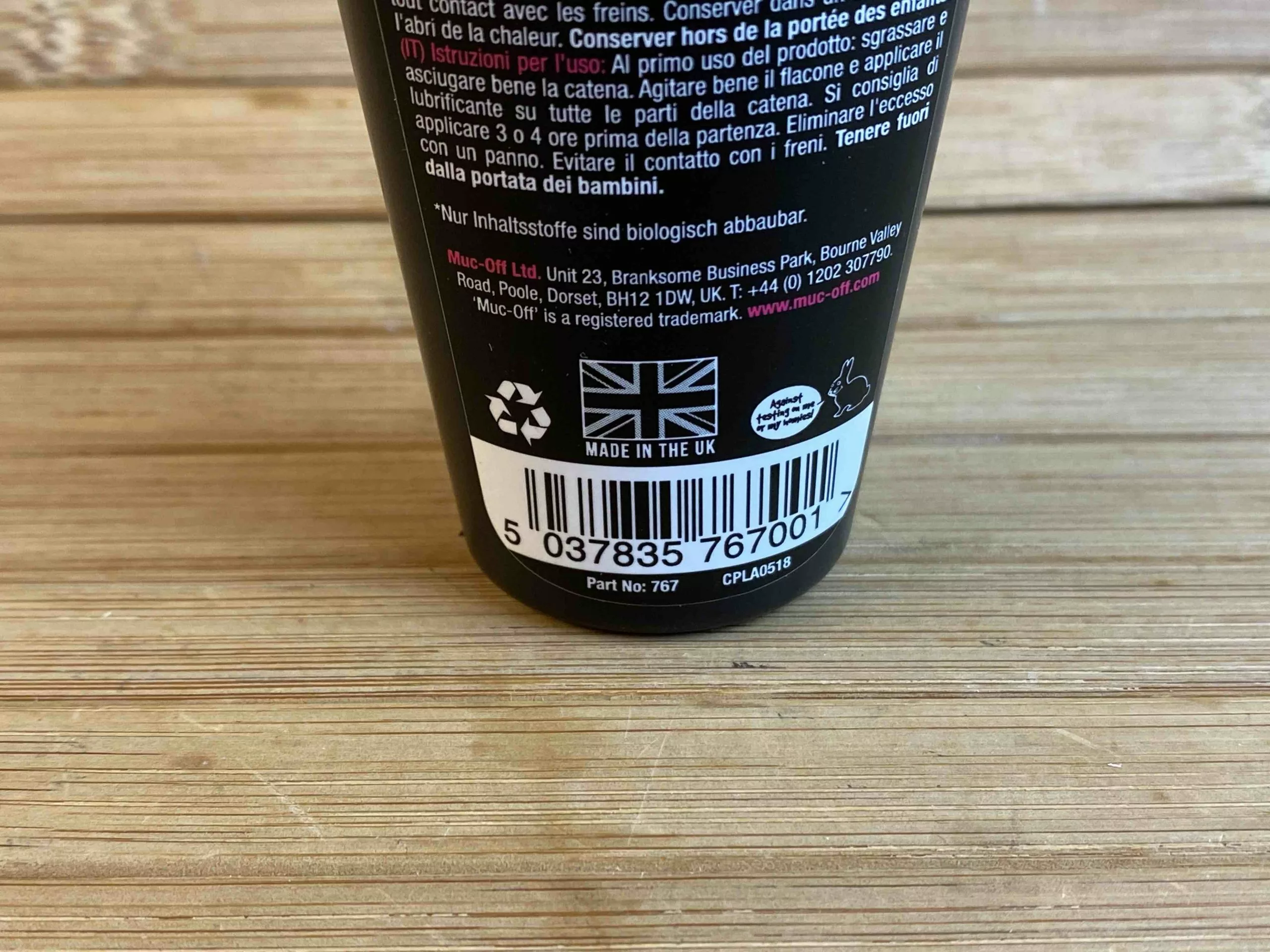 Muc-Off Muc Off Wet Lube 50ml Kettenöl 6 Muc-Off Muc Off Wet Lube 50ml Kettenöl – Bild 4