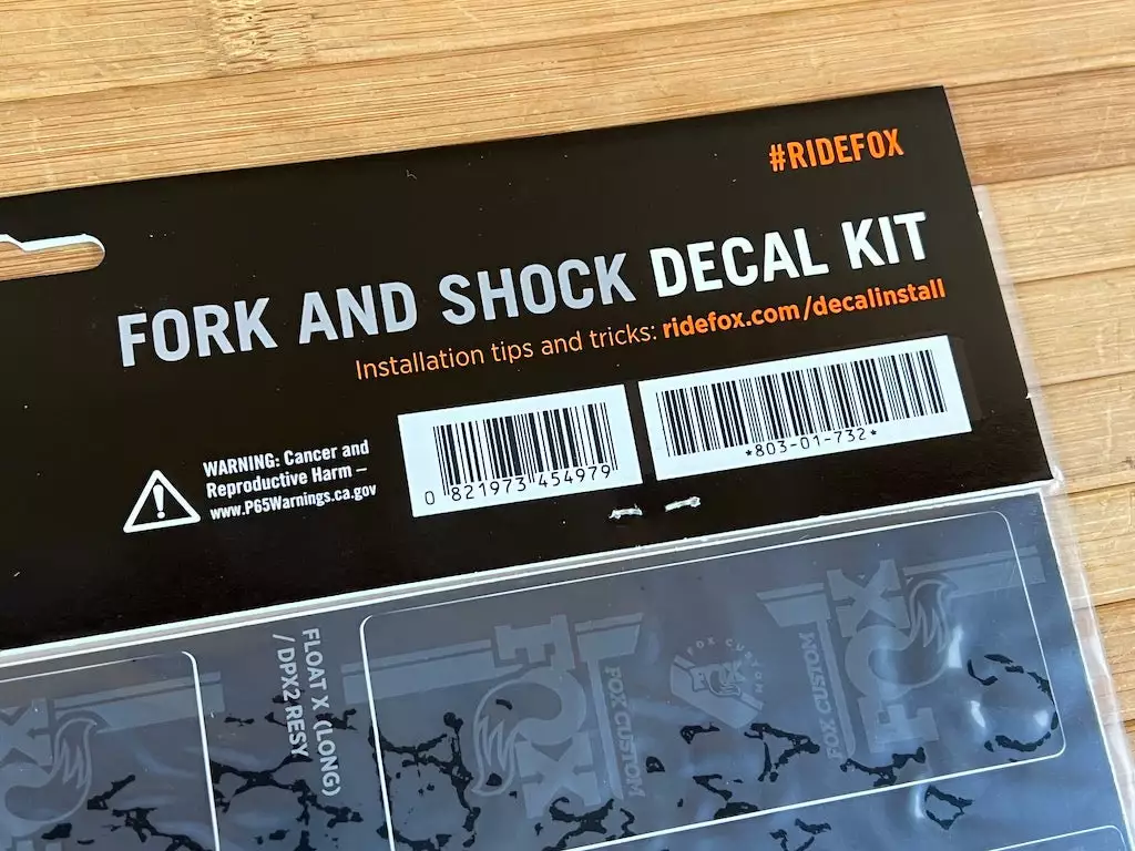 FOX Decal Kit Dekorbogen 2021 Custom Stealth Black 5 FOX Decal Kit Dekorbogen 2021 Custom Stealth Black – Bild 3