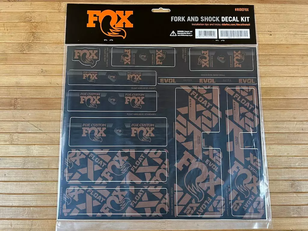 FOX Decal Kit Dekorbogen 2021 Custom Root Beer 4 FOX Decal Kit Dekorbogen 2021 Custom Root Beer – Bild 2
