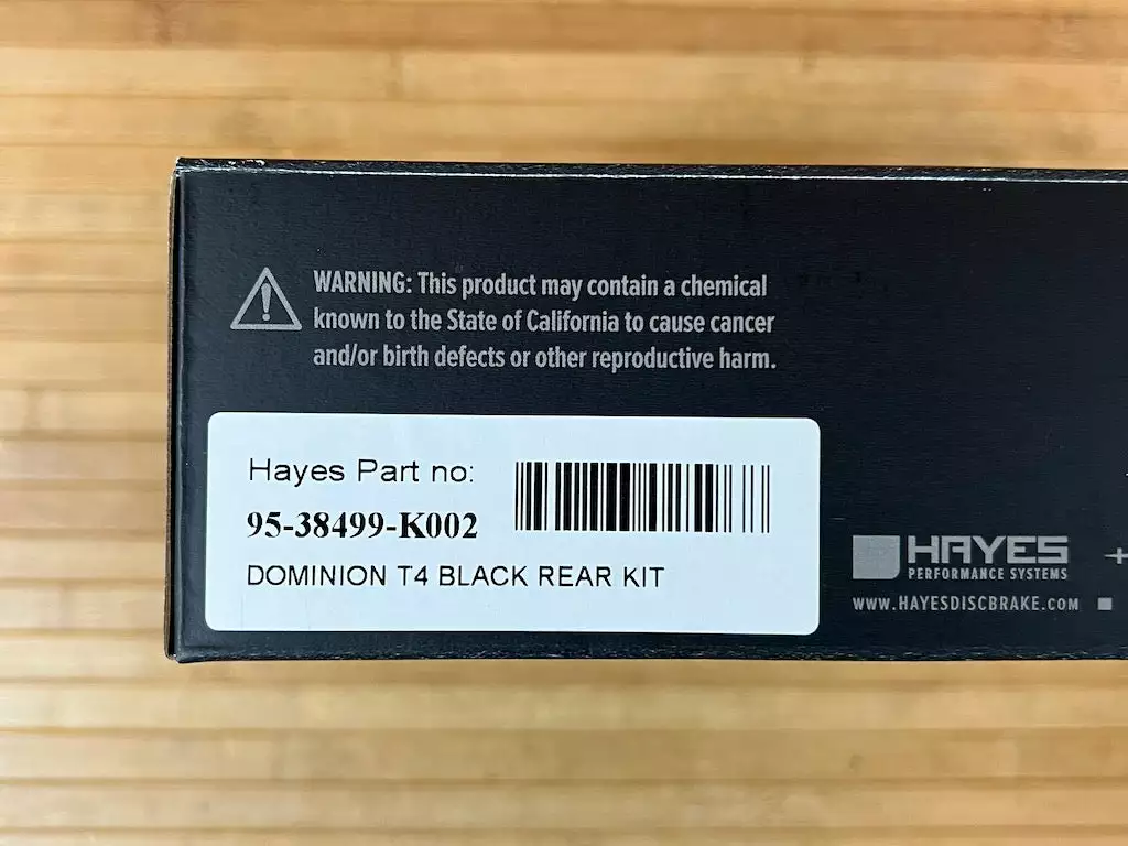 Hayes Dominion T4 Black Bremse HR / Rear 15 Hayes Dominion T4 Black Bremse HR / Rear – Bild 13