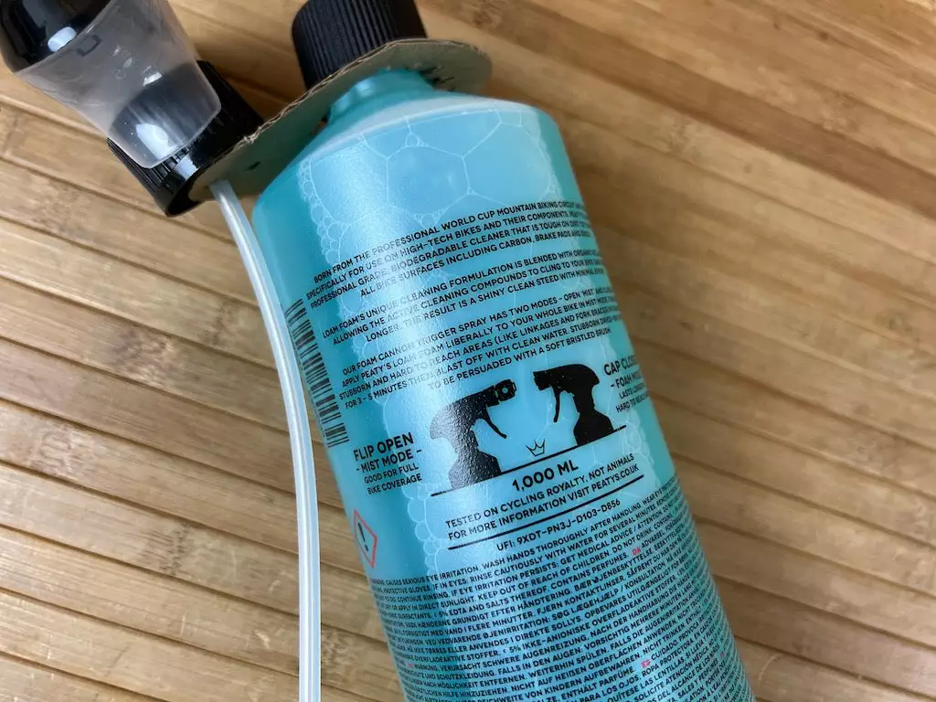 Peaty's Peaty’s Loam Foam 1l Spray Bottle Reiniger 5 Peaty's Peaty’s Loam Foam 1l Spray Bottle Reiniger – Bild 3