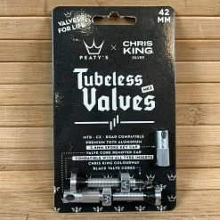 Peaty's Tubeless Ventile MK2 42mm Silver