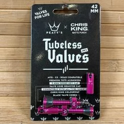 Peaty's Tubeless Ventile MK2 42mm Punch / Pink