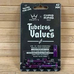 Peaty's Tubeless Ventile MK2 42mm Violet