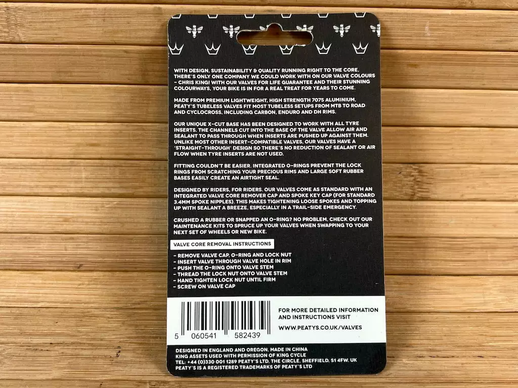 Peaty's Tubeless Ventile MK2 42mm Violet 5 Peaty's Tubeless Ventile MK2 42mm Violet – Bild 3