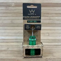 Peaty's Holeshot Tubeless Puncture Plugger Reparatur Kit Matte Emerald