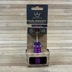 Peaty's Holeshot Tubeless Puncture Plugger Reparatur Kit Matte Violet