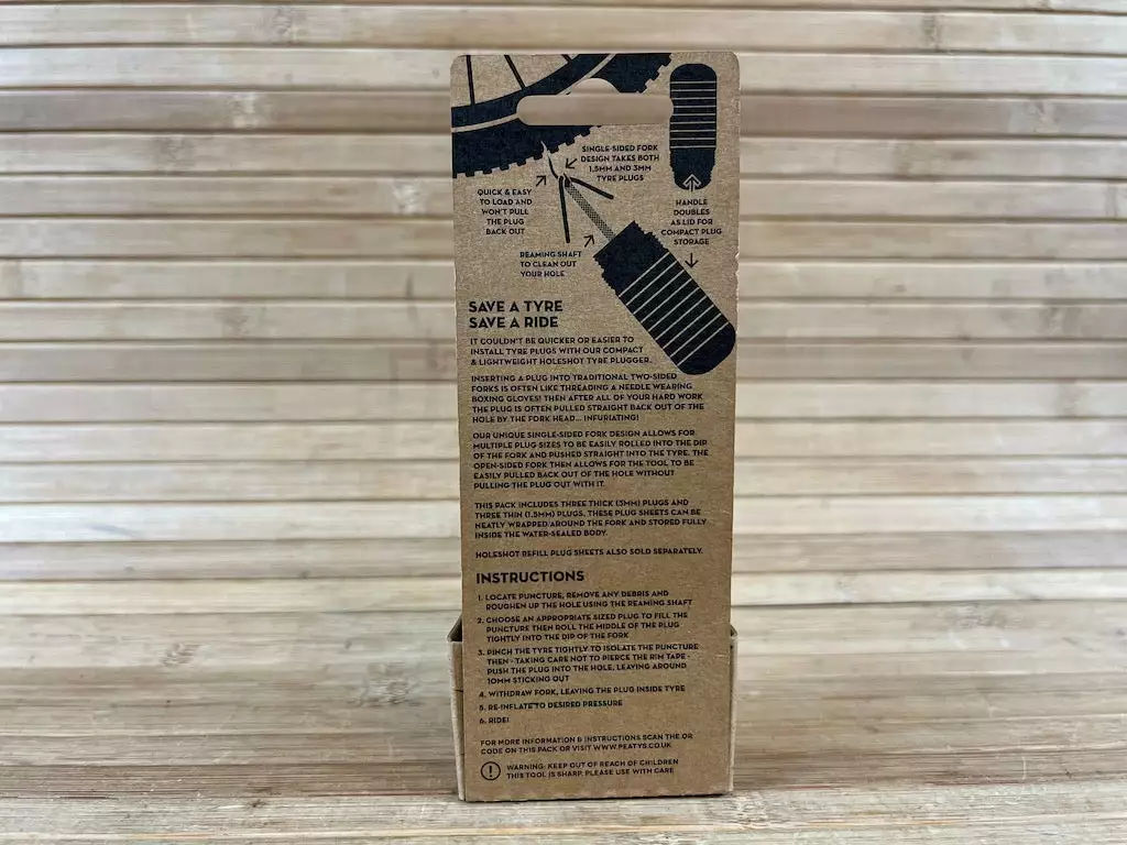 Peaty's Holeshot Tubeless Puncture Plugger Reparatur Kit Matte Violet 4 Peaty's Holeshot Tubeless Puncture Plugger Reparatur Kit Matte Violet – Bild 2