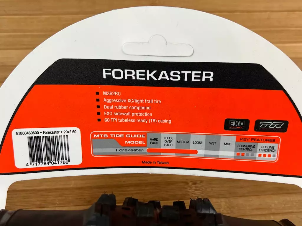 Maxxis Forekaster Reifen 29 X 2.6 EXO TR Dual 6 Maxxis Forekaster Reifen 29 X 2.6 EXO TR Dual – Bild 4